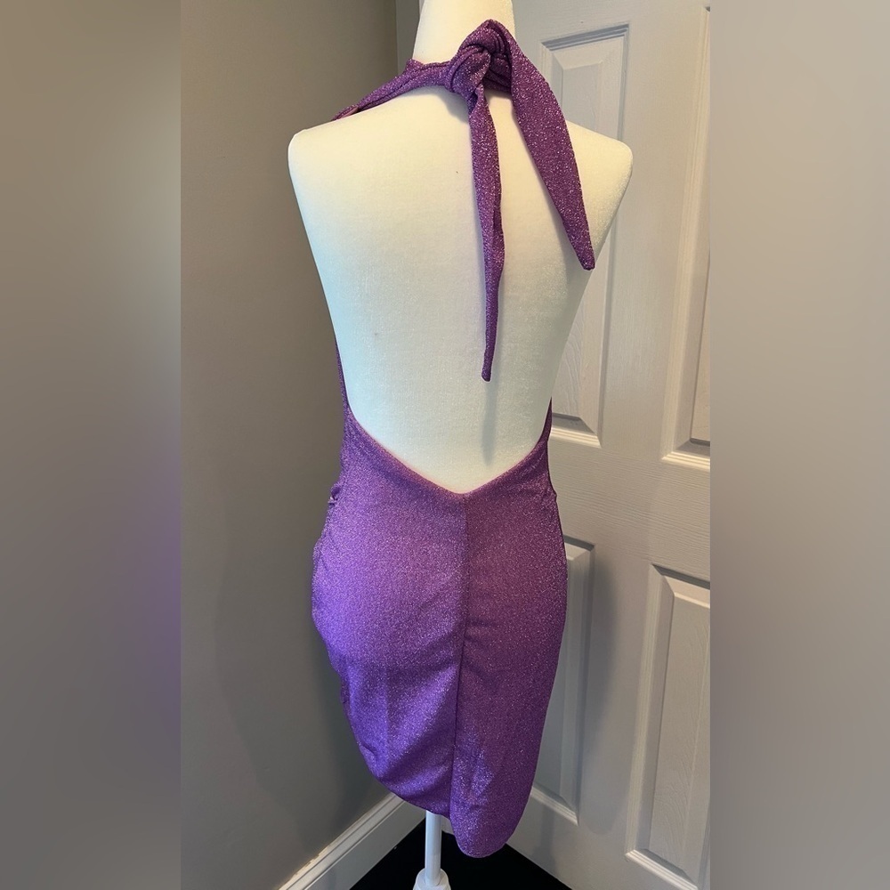 PURPLE DRESS SIZE 0 - Picture 3 of 5